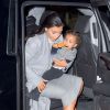 Kim Kardashian et sa fille North West à New York, le 7 novembre 2014.