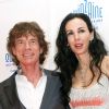 Mick Jagger et L'Wren Scott à Cannes, le 19 mai 2010.