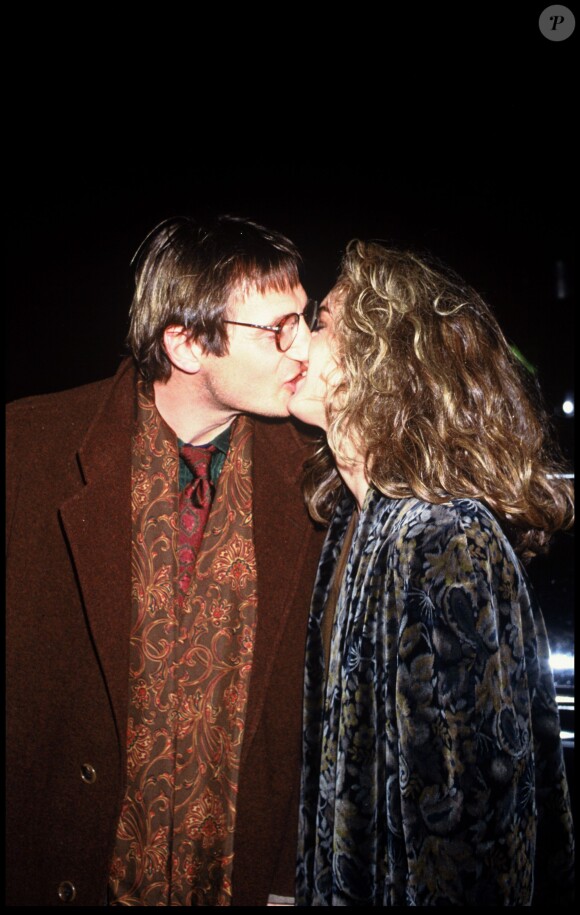 Liam Neeson et Brooke Shields en 1992.