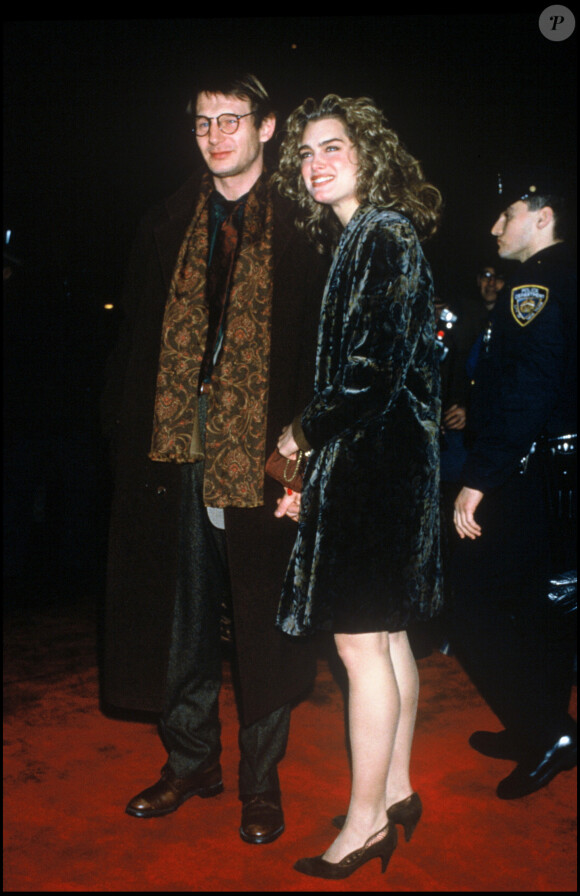 Liam Neeson et Brooke Shields en 1992.