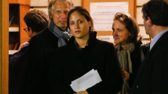 Dominique de Villepin avec son épouse et sa fille : Hommage à son père décédé