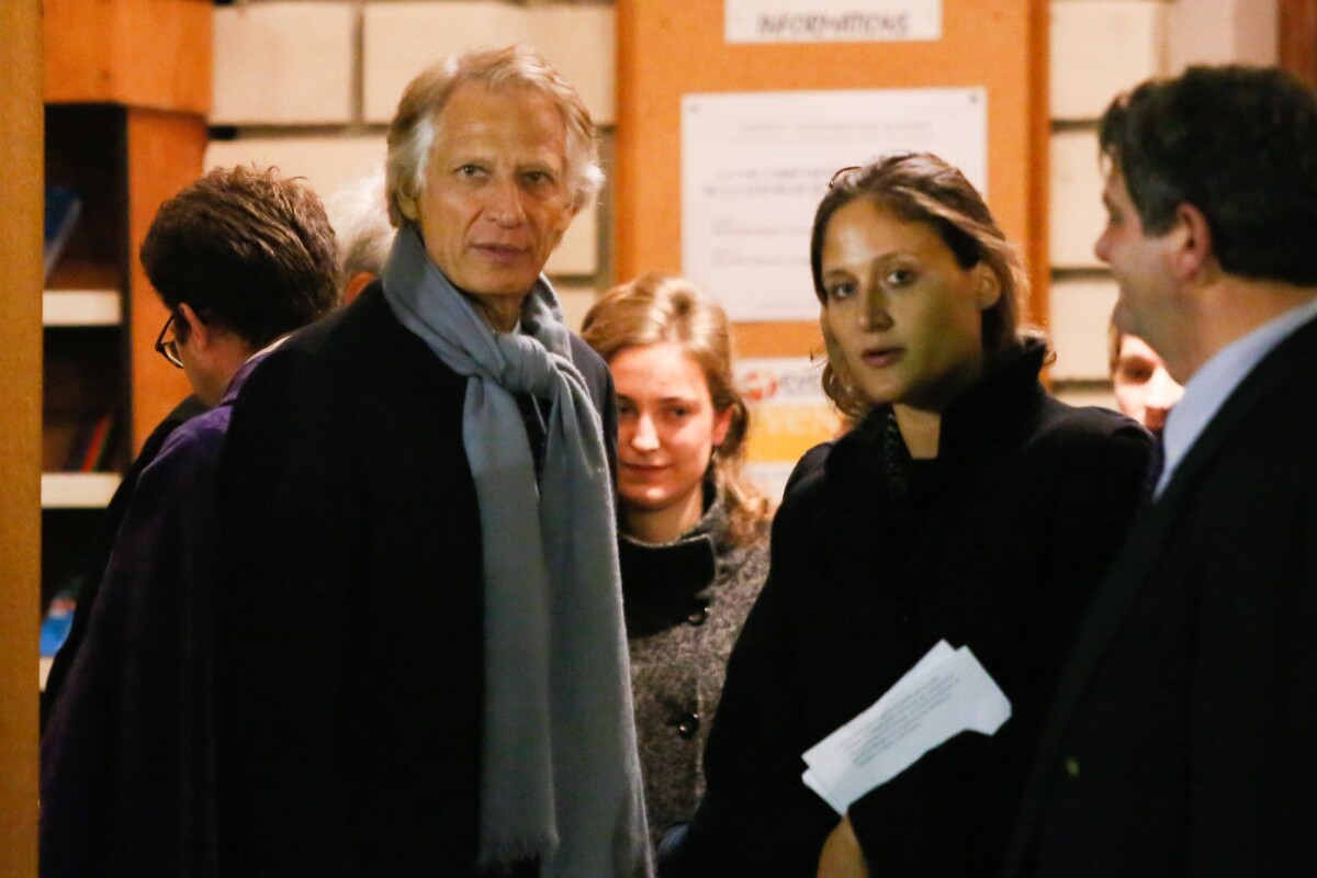 Photo Dominique De Villepin Et Sa Fille Victoire De Villepin Lors De La Messe En Hommage