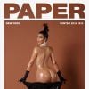 Kim Kardashian présente son joli postérieur en couverture du magazine Paper. Numéro d'hiver 2014.