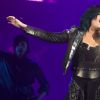 La chanteuse Demi Lovato en concert dans la salle omnisports à Calgary, au Canada, le 5 octobre 2014