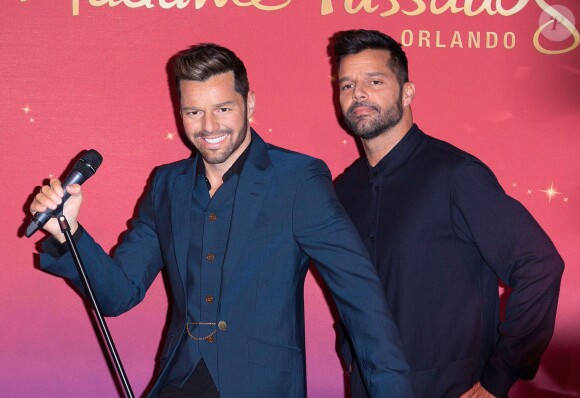 Le sexy Ricky Martin inaugure sa statue de cire au Musée Madame Tussauds à Las Vegas, le 19 novembre 2014.