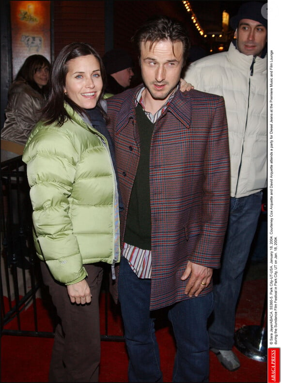 Courteney Cox et David Arquette lors du festival de Sundance 2004
