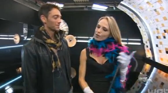 Tonya Kinzinger et Maxime Dereymez - Quatrième prime de "Danse avec les stars 5" sur TF1. Samedi 18 octobre 2014.