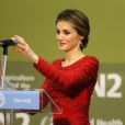 Spain's Queen Letizia speaks during a session of the United Nations Food and Agriculture Organization (FAO) second International Conference on Nutrition, in Rome, Italy on November 20, 2014. The conference, jointly organized by FAO and the World Health Organization (WHO), takes place at FAO headquarters in Rome from Nov. 19 to 21. Photo by ABACAPRESS.COM20/11/2014 - Rome