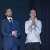 Sofia Hellqvist assistait son fiancé le prince Carl Philip de Suède le 19 novembre 2014 à Stockholm lors de la remise des prix Jeune entrepreneur de Suède.