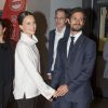 Sofia Hellqvist assistait son fiancé le prince Carl Philip de Suède le 19 novembre 2014 à Stockholm lors de la remise des prix Jeune entrepreneur de Suède.