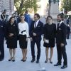 Le prince Carl Philip et sa fiancée Sofia Hellqvist lors de l'ouverture du Parlement à Stockholm, le 30 septembre 2014. 