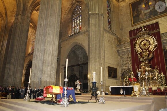 Illustration - Funérailles de la duchesse d'Albe à Séville. Le 21 novembre 2014  Duchess of Alba, Cayetana Fitz James Stuart funeral at Sevilla Cathedral on Friday 21, November 201421/11/2014 - Séville