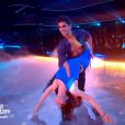 Nathalie Péchalat et Christophe, dans Danse avec les stars 5 sur TF1, le samedi 22 novemre 2014.