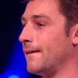 Brian Joubert, en larmes, dans Danse avec les stars 5 sur TF1, le samedi 22 novemre 2014.