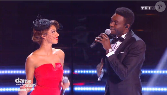 Tal et Corneille, dans Danse avec les stars 5 sur TF1, le samedi 22 novemre 2014.