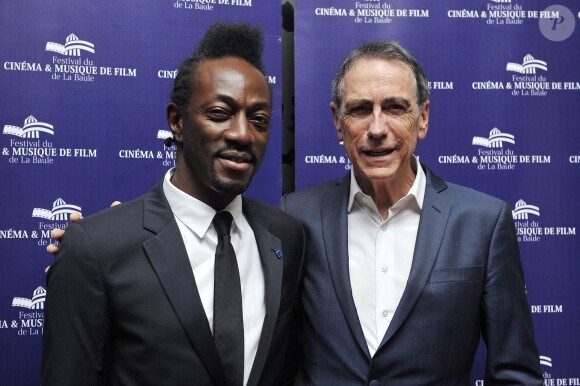 Marco Prince et Alain Chamfort à la cérémonie de clôture du Festival du Cinéma et Musique de Film de La Baule le 22 novembre