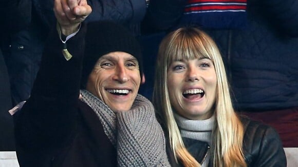 PSG-Ajax : Nagui et Mélanie Page, supporters amoureux devant la victoire du PSG