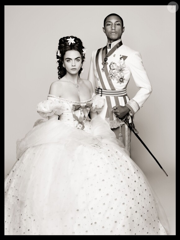Cara Delevingne et Pharrell Williams sont les nouveaux héros de Karl Lagerfeld pour Chanel