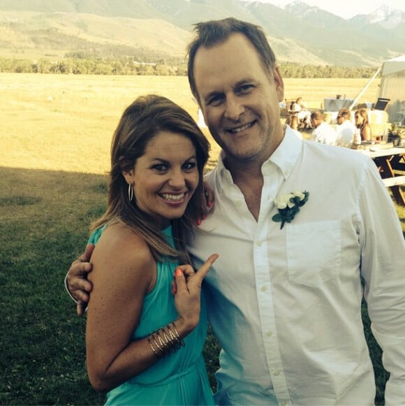 Dave Coulier et Candace Cameron Bure lors de son mariage dans le Montana le 2 juillet 2014 