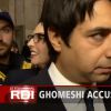 L'animateur radio Jian Ghomeshi au palais de justice de Toronto le 26 novembre 2014. Il est inculpé de plusieurs agressions sexuelles et de tentative d'étranglement.