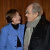 Macha Méril et son mari Michel Legrand - Remise du Prix Philippe Caloni 2014 à la Scam (Société Civile des Auteurs Multimedias) à Paris le 25 novembre 