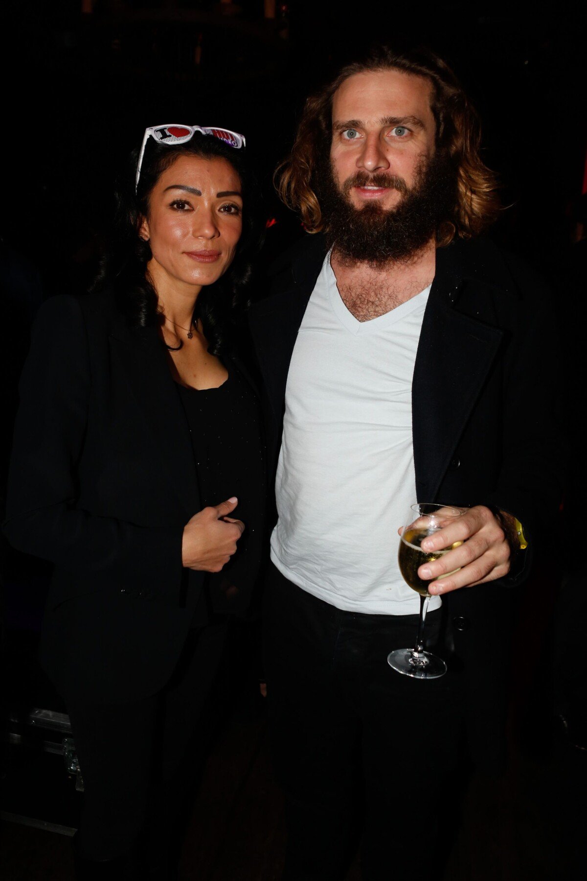 Photo : Tabatha Cash (de son vrai nom Céline Barbe, directrice de la  publication de Hot Vidéo), Aurélien Bellanger (Prix de Flore 2014) - Soirée  pour les 25 ans de Hot Vidéo