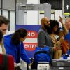 Exclusif - Solange Knowles et Alan Ferguson arrivent à l'aéroport de Miami. Le 21 novembre 2014.
