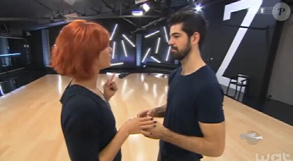 Miguel-Angel Munoz et Fauve Hautot - Quatrième prime de "Danse avec les stars 5" sur TF1. Samedi 18 octobre 2014.