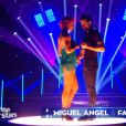 Miguel-Angel Munoz et Fauve Hautot - Quatrième prime de "Danse avec les stars 5" sur TF1. Samedi 18 octobre 2014. 