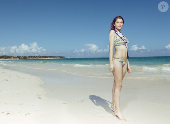 Miss Champagne Ardenne en maillot de bain à Punta Cana, pour la préparation à Miss France 2015