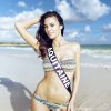 Miss Aquitaine en maillot de bain à Punta Cana, pour la préparation à Miss France 2015