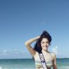 Miss Poitou Charentes en maillot de bain à Punta Cana, pour la préparation à Miss France 2015