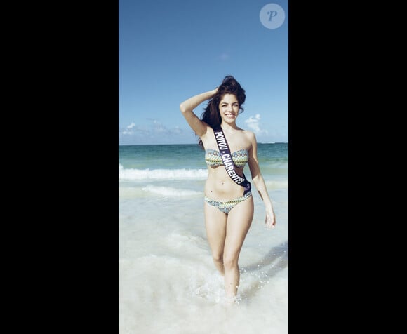 Miss Poitou Charentes en maillot de bain à Punta Cana, pour la préparation à Miss France 2015