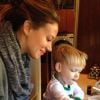 Haylie Duff et son neveu Luca, le 26 novembre 2014