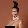  Kim Kardashian photographiée nue à Paris par Jean-Paul Goude pour "Paper Magazine", hiver 2014. 