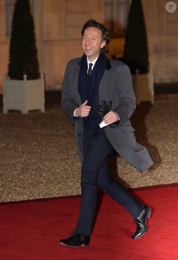 Stéphane Bern lors du dîner donné par François Hollande en l'honneur du roi de Suède Carl XVI Gustaf et son épouse la reine Silvia au palais de l'Elysée le 2 décembre 2014 à Paris