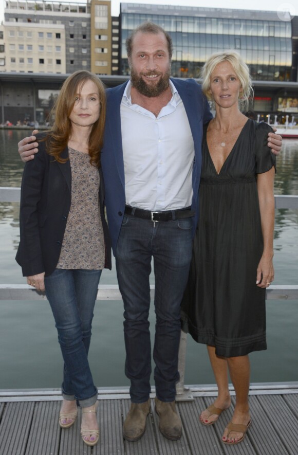 Isabelle Huppert, Francois Damiens et Sandrine Kiberlain - Avant-Premiere du Film "Tip Top" au MK2 Quai de Seine à Paris le 5 septembre 2013