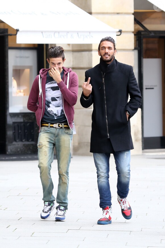 Exclusif -Tarek Benattia et Thomas Vergara à Paris, le 18 octobre 2013.