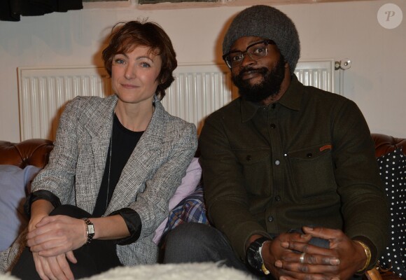 Florence Desmarty (styliste de Basus) et Tété - Cocktail de présentation de la marque "Basus" au Perchoir à Paris, le 4 décembre 2014.
