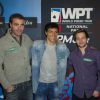 Brian Benhamou, Taïg Khris et Erwann Pecheux - Soirée World Poker Tour National Paris organisée par PMU.fr au Cercle Clichy Montmartre à Paris le 5 décembre 2014.
