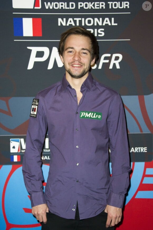 Erwann Pecheux - Soirée World Poker Tour National Paris organisée par PMU.fr au Cercle Clichy Montmartre à Paris le 5 décembre 2014.