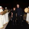 Alan Rickman et sa compagne Rima Horton assistent au dîner Dior lors du 14ème festival international de Marrakech. Le 7 décembre 2014.