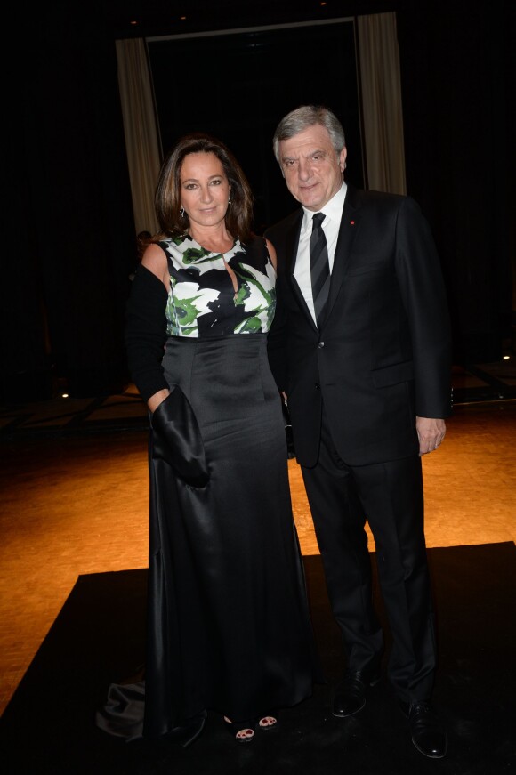 Sidney Toledano et sa femme Katia assistent au dîner Dior lors du 14ème festival international de Marrakech. Le 7 décembre 2014.