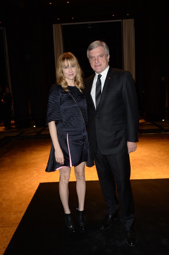 Sidney Toledano et Marie-Josée Croze assistent au dîner Dior lors du 14ème festival international de Marrakech. Le 7 décembre 2014.