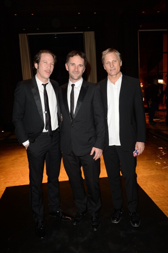 Reda Kateb, David Oelhoffen et Viggo Mortensen assistent au dîner Dior lors du 14ème festival international de Marrakech. Le 7 décembre 2014.