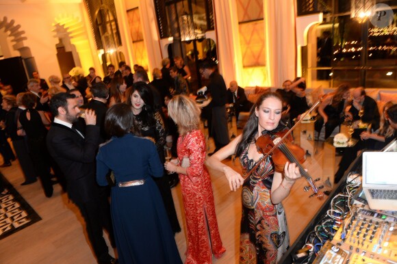 Dîner Dior lors du 14ème festival international de Marrakech. Le 7 décembre 2014.