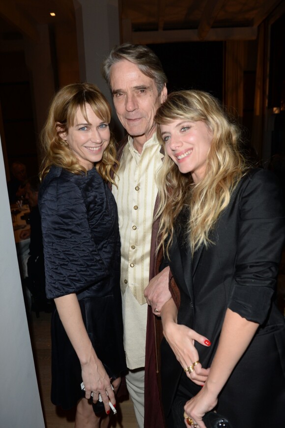 Jeremy Irons, Marie-Josée Croze et Mélanie Laurent assistent au dîner Dior lors du 14ème festival international de Marrakech. Le 7 décembre 2014.