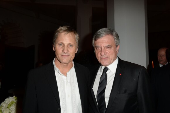 Viggo Mortensen et Sidney Toledano assistent au dîner Dior lors du 14ème festival international de Marrakech. Le 7 décembre 2014.