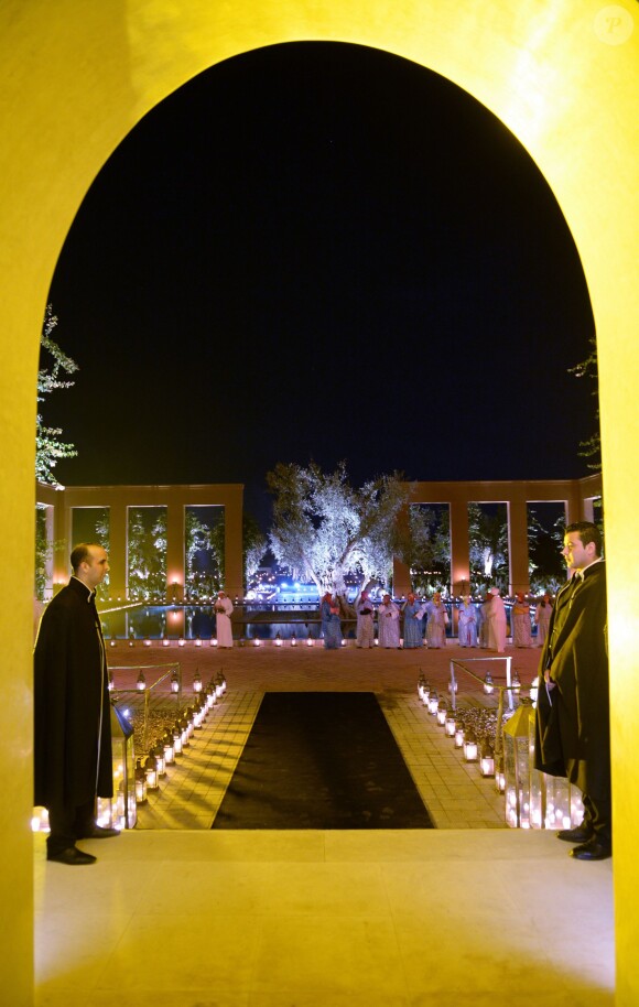 Dîner Dior lors du 14ème festival international de Marrakech. Le 7 décembre 2014.
