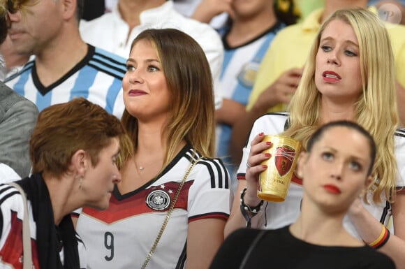 Montana Yorke lors de la finale de la Coupe du monde entre l'Allemagne et l'Argentine, le 13 juillet 2014 au stade Maracanã de Rio de Janeiro